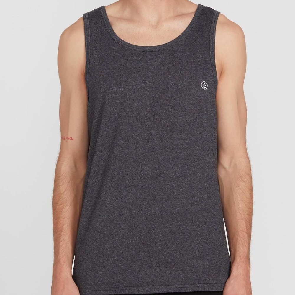 NWT Solid Heather Tank Heather Black